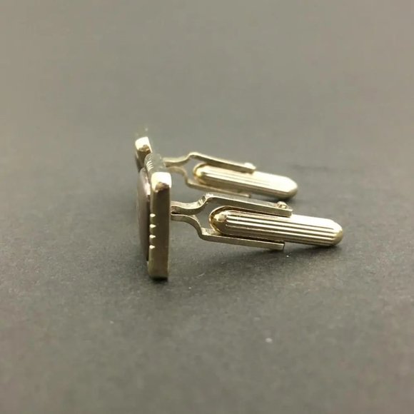 BURBERRY Gold Tone Cufflinks /7R0461 - Picture 2 of 7